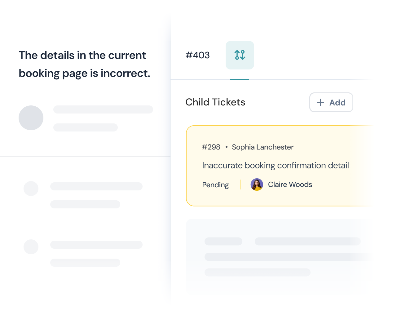 Tickets relacionados